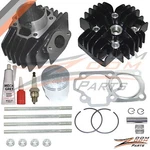 Yamaha QT50 60CC Big Bore Kit Set Cylinder Piston Gasket Head Top End 1979-1987. Fixed Price $787.45.