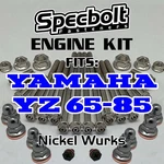 YZ65 YZ80 YZ85 Engine Rebuild Kit : Yamaha Specbolt Nickel Wurks Ti Look. Fixed Price $56.99.