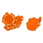 Acerbis X-power Crankcase And Ignition/clutch Cover Kit Orange For Ktm 450 Smr. Fixed Price $65.39.