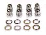 Colony Acorn Nut Kit Cylinder Base Chrome Harley Sportster 7018-16. Fixed Price $28.99.