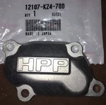 Cover, L. Cylinder Side; Oem Honda Nos P/n 12107-KZ4-700 Fits 90-99 CR125R. Fixed Price $37.14.