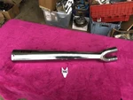 Map Exhaust Harley Chopper Honda 750 Triumph 2-1 Into Vintage Collector Pipe. Fixed Price $175.00.