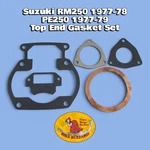 Suzuki 1977-78 PE250 1977-79 Top End Gasket Set ( ) New!. Fixed Price $40.00.