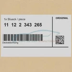 Genuine Bmw 11122343265 - Cover Gasket. Fixed Price $61.47.