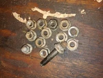 1993 Kawasaki KDX200 Head And Cylinder Nuts. Fixed Price $22.75.