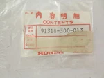 New Genuine Oem Honda Seal 91318-300-013. Fixed Price $6.99.