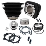 S&s 910-0692 Black 1250CC 3-9/16" Big Bore Cylinder Kit 11:2:1 Harley Xl 86-UP. Fixed Price $893.34.