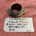 Ktm Oem 78136139100 Exhaust Header Flange 18-25 Sxf Xcf Exc 78136139000. Fixed Price $33.69.
