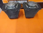 Harley-davidson Big Twin Evolution Used Oem Black Cylinder With Std Bore Pistons. Fixed Price $254.55.