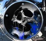 Harley Davidson Twin Cam Derby Clutch Cover Fits 1999-2018 Models Blue Skull. Fixed Price $149.98.