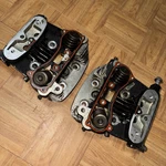 Harley Davidson Sportster 883 Cylinder Heads W/ Valves 16662-86B & 16663-86B. Fixed Price $209.95.