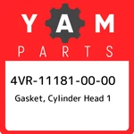 4VR-11181-00-00 Yamaha Gasket, Cylinder Head 4VR111810000, New Genuine Oem Par. Fixed Price $71.77.