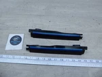 1981 Suzuki GS750E S13423) Black Left And Right Side Seat Covers Trims Set. Fixed Price $86.24.