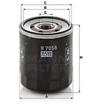 Mann Filter W 7058 Oil For Citroen Ds Fiat Gruau Lancia Opel Peugeot Suzuki. Fixed Price $18.11.