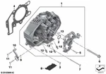 Bmw R1250R/RS/GS Right Cylinder Head Silver 20-22, 11128393758. Fixed Price $632.29.