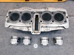 1980 1981 Honda Oem Engine Cylinder Jug & Pistons *good Shape*. Fixed Price $160.00.