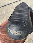 68-70 Triumph TR6R Original Seat Bonneville Oem Nice Pan. Fixed Price $155.00.