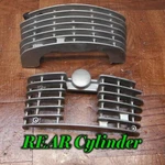 99-07 Honda Shadow Spirit Vt 1100 Engine Top End Cylinder Head Fin Cover Rear. Fixed Price $39.10.