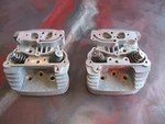 Harley Davidson Touring Softail Engine Top End Cylinders Heads Silver. Fixed Price $425.00.