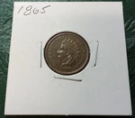 High Grade 1865 "fancy Indian Head Cent Full Liberty OOD-002 / Snow. Fixed Price $55.00.
