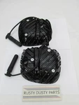 Indian Oem Nos Front Rear Rocker Box Covers, Black 5633835-266 5633834-266. Fixed Price $289.99.