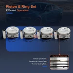 06H107065AM Pistons & Rings Assembly Set Std 82.5MM 21MM Fit For Eos Audi 2.0T. Fixed Price $104.69.