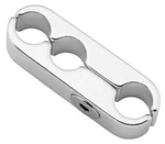 Bikemaster Cable Clamps Silver 3 Lines YC-5124-1 Slv. Fixed Price $22.99.