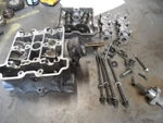 1999-2002 2001 Suzuki SV650S Front Cylinder Head 11101-20F11 Complete B-9. Fixed Price $115.50.