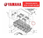 Yamaha Genuine 06-20 Yzf R6 Oem Cylinder Head Assembly 2C0-11101-01/00 From Jp. Fixed Price $2259.99.