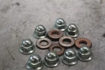 Cylinder Head Domed Nut & Gasket (16) 09168-10031 09159-10054 1996 Suzuki Katana. Fixed Price $15.00.