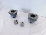 Pair Harley Davidson Sportster 883 Silver Engine Cylinder Barrel Jugs W/ Pistons. Fixed Price $99.95.