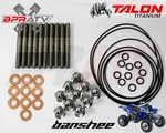 Yamaha Banshee 350 Titanium Pro Design Cool Head Stud Kit Nuts & O-rings Gaskets. Fixed Price $108.99.