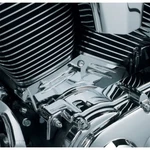 Kuryakyn 8143 Cylinder Base Side Cover Chrome For Harley Big Twin 99-06. Fixed Price $85.99.
