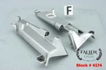 2018 Honda Goldwing GL1800A Back Rear Board Step Cover Cowl Set Silver #4174. Fixed Price $94.44.