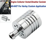 For Harley Cnc Chrome Vented Engine Motor Breather Canister Custom Application. Fixed Price $20.99.