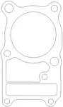 Honda VT500 12191-MF5-000 Cylinder Base Gasket. Fixed Price $15.95.