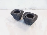 Pair Harley Davidson Sportster 1200 Black Engine Cylinder Barrel Jugs. Fixed Price $229.99.