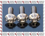 Ducati Silver Titanium Ohlins Rear Shock Cover Bolts 1199 Panigale (set Of 3). Fixed Price $24.00.