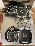 2005 Harley Davidson Sportster XL1200C Black Crankcase Set. Fixed Price $165.00.