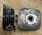 Suzuki 1121046401 Used Original Cylinder Head DS80 Oem Japan Fits 1980-95. Fixed Price $142.00.