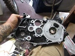 Kawasaki KS125 KE125 1974-79 R.h. Engine Crankcase 14002-1040-21 Nos. Fixed Price $75.00.