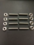 Yamaha Thundercat Stainless Exhaust Header Studs And Flange Nuts Bolts YZF600. Fixed Price $14.15.