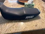Oem 84 Honda Interceptor VF1000 Luster Blue Seat Base Pan 77100-MB6-670ZA. Fixed Price $150.00.