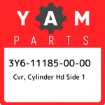 3Y6-11185-00-00 Yamaha Cvr, Cylinder Hd Side 3Y6111850000, New Genuine Oem Par. Fixed Price $35.42.