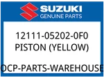 Suzuki Oem Part 12111-05202-0F0 Piston (yellow). Fixed Price $61.56.
