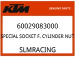 Ktm Oem Part 60029083000 Special Socket F. Cylinder Nut. Fixed Price $40.94.