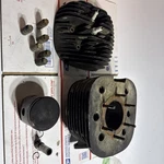 1974 Yamaha DT360 Cylinder, Head, Piston, Nuts, Rings. 80.5 Bore. Fixed Price $150.00.