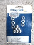 Harley 36-67 Knucklehead Pan Shovel Rensen Chrome Acorn Oil Pump Mounting Nuts. Fixed Price $22.00.