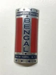 Nos Antique Progressive Bengal Bicycle Head Badge Tag Emblem New York #160. Fixed Price $23.99.