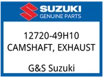 Suzuki Oem Part 12720-49H10 Camshaft, Exhaust. Fixed Price $605.04.